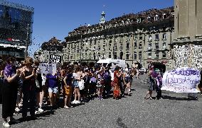 Women's Strike In Bern - Switzerland