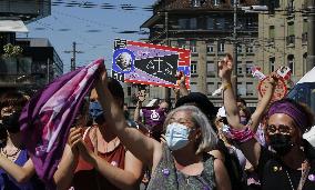 Women's Strike In Bern - Switzerland
