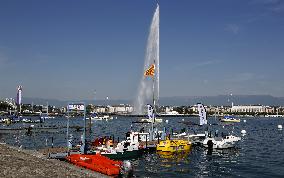 Miniature Boats On The Lake Of Geneva - Switzerland