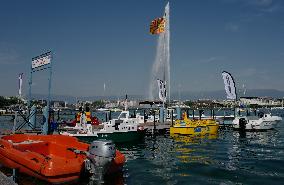 Miniature Boats On The Lake Of Geneva - Switzerland