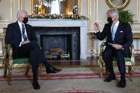 King Philippe meets Joe Biden - Brussels