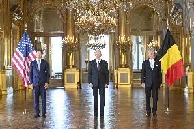 King Philippe meets Joe Biden - Brussels