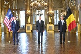 King Philippe meets Joe Biden - Brussels