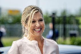 Queen Maxima Visits Veluw Metal Creations - Netherlands