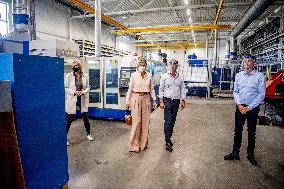 Queen Maxima Visits Veluw Metal Creations - Netherlands