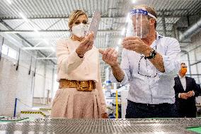 Queen Maxima Visits Veluw Metal Creations - Netherlands