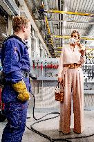 Queen Maxima Visits Veluw Metal Creations - Netherlands