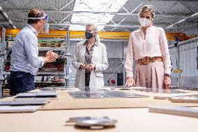 Queen Maxima Visits Veluw Metal Creations - Netherlands