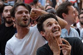 Atmosphere in Bars - European Cup 2021 France Vs Germany - Paris