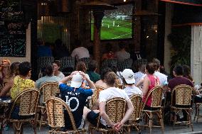 Atmosphere in Bars - European Cup 2021 France Vs Germany - Paris