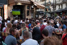 Atmosphere in Bars - European Cup 2021 France Vs Germany - Paris