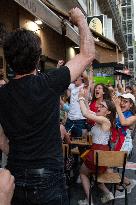 Atmosphere in Bars - European Cup 2021 France Vs Germany - Paris