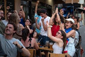 Atmosphere in Bars - European Cup 2021 France Vs Germany - Paris