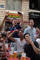 Atmosphere in Bars - European Cup 2021 France Vs Germany - Paris