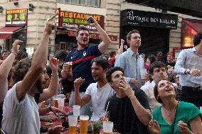 Atmosphere in Bars - European Cup 2021 France Vs Germany - Paris