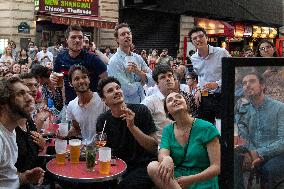 Atmosphere in Bars - European Cup 2021 France Vs Germany - Paris