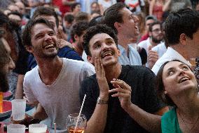 Atmosphere in Bars - European Cup 2021 France Vs Germany - Paris