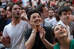 Atmosphere in Bars - European Cup 2021 France Vs Germany - Paris