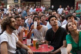 Atmosphere in Bars - European Cup 2021 France Vs Germany - Paris