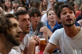 Atmosphere in Bars - European Cup 2021 France Vs Germany - Paris