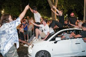 Euro 2021 France vs Germany - Atmosphere In Streets - Toulouse