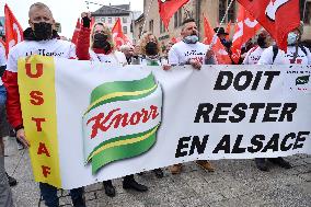 Strikes Against The Closure Of The Knorr - Strasbourg