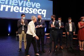 Meeting of Genevieve Darrieussecq - Regionals elections