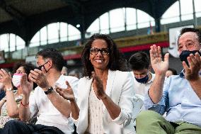 Audrey Pulvar Meeting - Paris