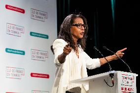 Audrey Pulvar Meeting - Paris