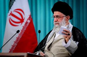 Iran's Supreme Leader Ayatollah Ali Khamenei Urged Voters To Turn Out
