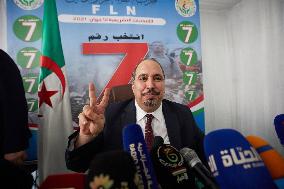 Abderrezak Mokri Holds A Press Conference - Algiers