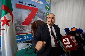 Abderrezak Mokri Holds A Press Conference - Algiers