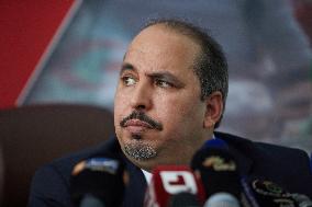 Abderrezak Mokri Holds A Press Conference - Algiers