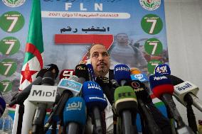 Abderrezak Mokri Holds A Press Conference - Algiers