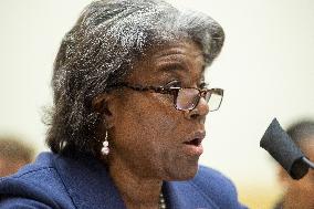 Linda Thomas-Greenfield At A House Committee On Foreign Affairs Hearing - Washington