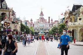 Disneyland Paris Repoens To The Public - Paris