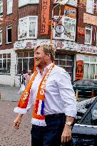 King Willem-Alexander Visit The Marktweg - The Hague