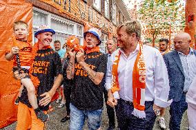 King Willem-Alexander Visit The Marktweg - The Hague