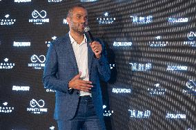Tony Parker - Press Conference At Lomgchamps