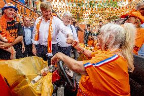 King Willem-Alexander Visit The Marktweg - The Hague