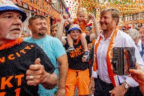 King Willem-Alexander Visit The Marktweg - The Hague