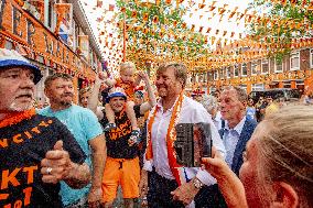 King Willem-Alexander Visit The Marktweg - The Hague