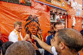 King Willem-Alexander Visit The Marktweg - The Hague