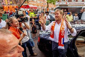 King Willem-Alexander Visit The Marktweg - The Hague