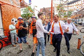 King Willem-Alexander Visit The Marktweg - The Hague