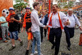 King Willem-Alexander Visit The Marktweg - The Hague