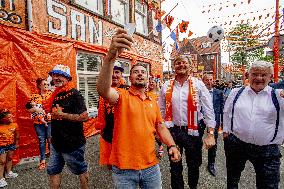 King Willem-Alexander Visit The Marktweg - The Hague