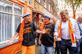 King Willem-Alexander Visit The Marktweg - The Hague