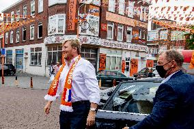 King Willem-Alexander Visit The Marktweg - The Hague