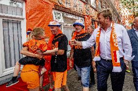 King Willem-Alexander Visit The Marktweg - The Hague